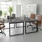 Flash Furniture Redmond 72x36 Conf Tbl w/1in. Thick Dbl Sided Laminate Tbl Top w/PVC and U-Frame Steel Bse, Gry Oak MT-M7236-LTGRY-UBF-GG - alternate 1